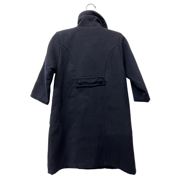 Piccolo Navy Blue Kids Long Peacoat Winter Coat - Picture 2 of 7